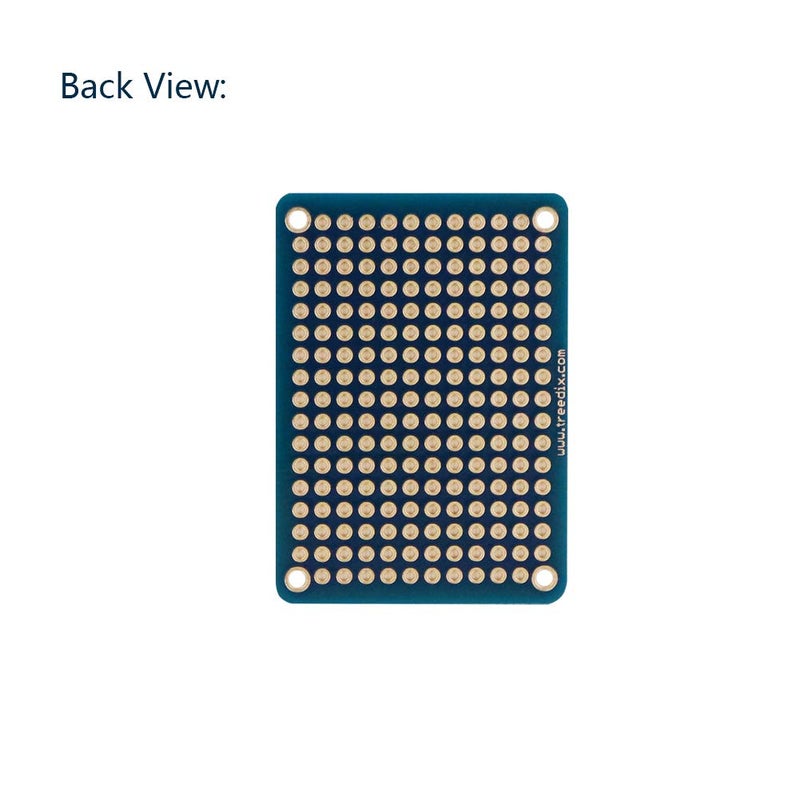Treedix تريدكس 9 قطع لوحة دائرية صغيرة قابلة للحام لوحة عالمية PCB درع نموذج مزدوج الجوانب ثقوب مطلية بالذهب متوافقة مع مجموعة أردوينو وراسبيري باي درع النمذجة والاختبار - Image 3
